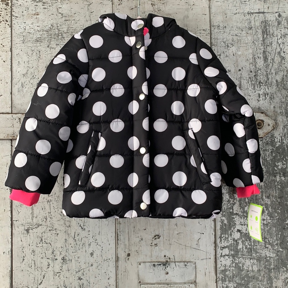 Carters Polkadot Puffer S/4